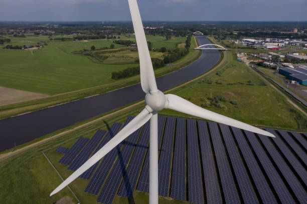 istock Aerial circular economy and sustainability concept. 1440774549