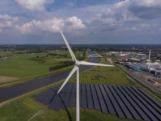 istock Renewable circular economy energy industry concept. 1440774550