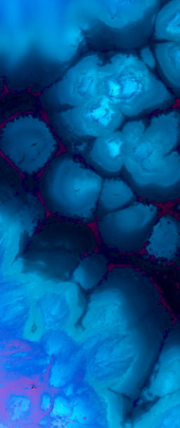 istock Abstract raw mineral crystal texture material of Gem. 1440775314