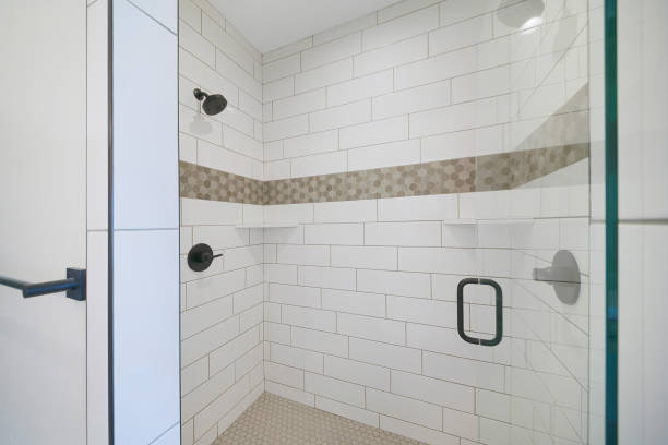 istock Shower cubicle in a bathroom 1440777445