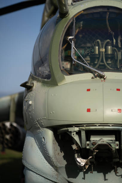 istock Details of a military helicopter 1440779432