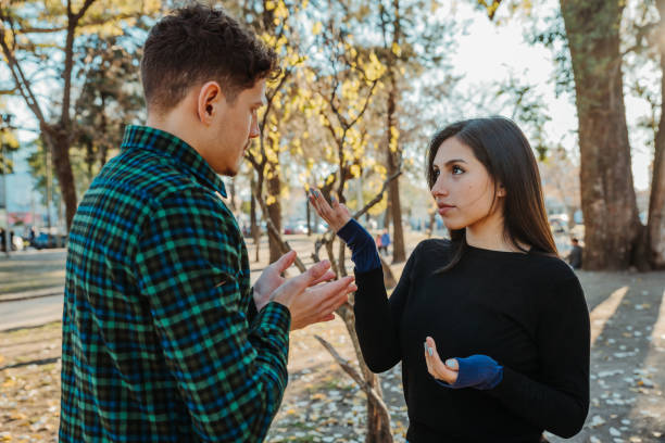 istock a young couple arguing outdoors 1440780621