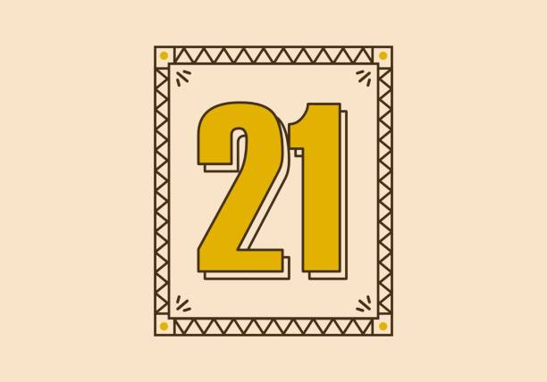vintage an・an no.21 vintage-rectangle-frame-with-