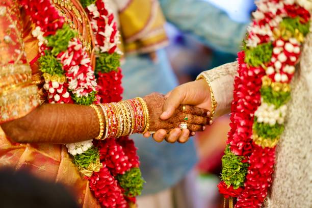istock View at a traditional Indian wedding rite 1440784025