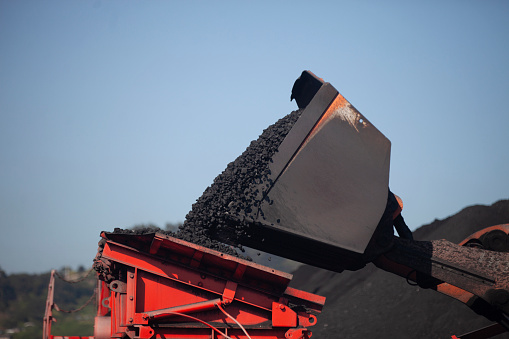 coal handling in a port
