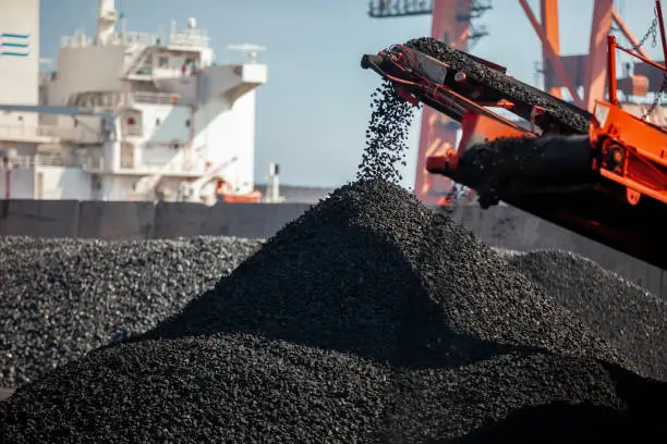 coal handling in a port