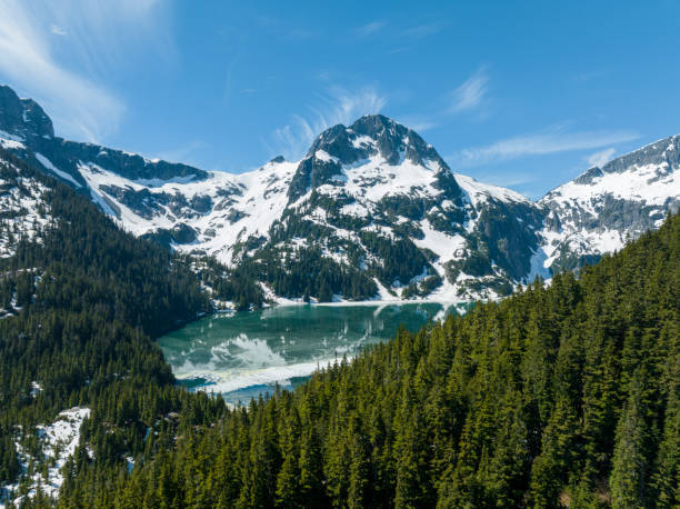 istock Glacial Lake between the mountains 1440798198
