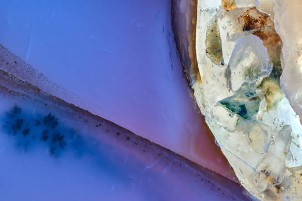 istock Macro photography of Crystal, design element.blue. 1440804303