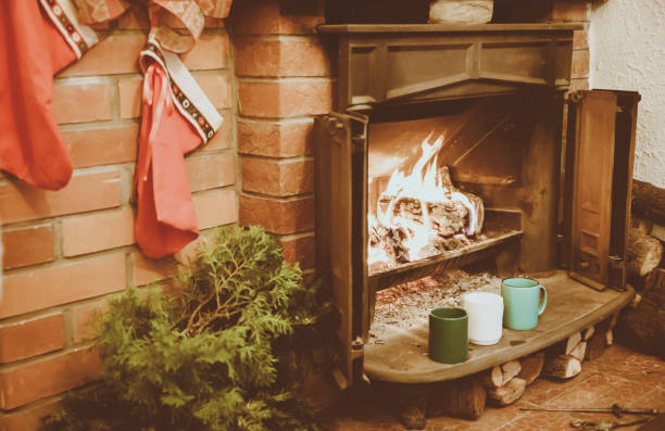 istock Holiday home interior at New Year's Eve 1440805528