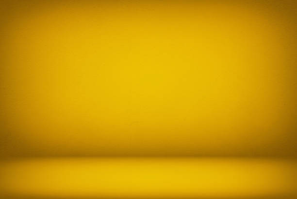 istock Fortuna Gold Concrete Interior Room Background, Suitable for Product Display. 1440808439
