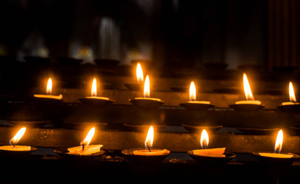 istock image of candle lights to illuminate at night 1440808747