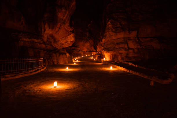 istock The Siq of Petra by Night 1440814877