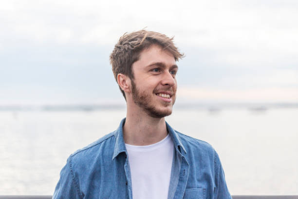 istock Portrait of a man on a pier 1440814881