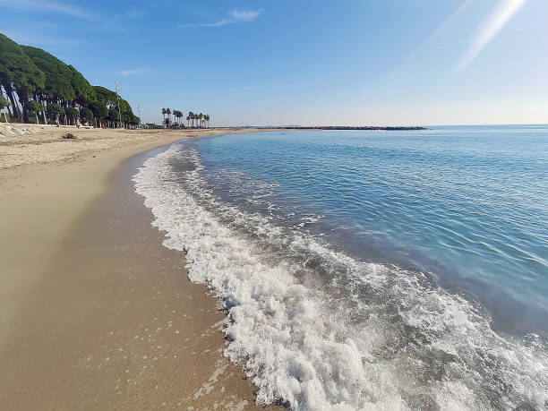 Costa Daurada, typical holidays place from Spain stock photo