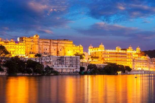 istock Udaipur City Palace in the evening view. Udaipur, India 1440825193