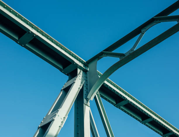 istock Riveted joint of a truss bridge 1440827816