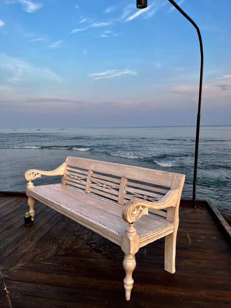 istock Chair and sea 1440832965