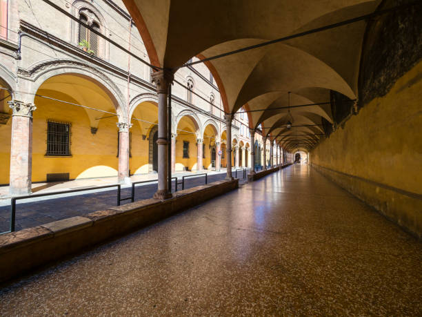 istock Bologna arcades street passage 1440842425