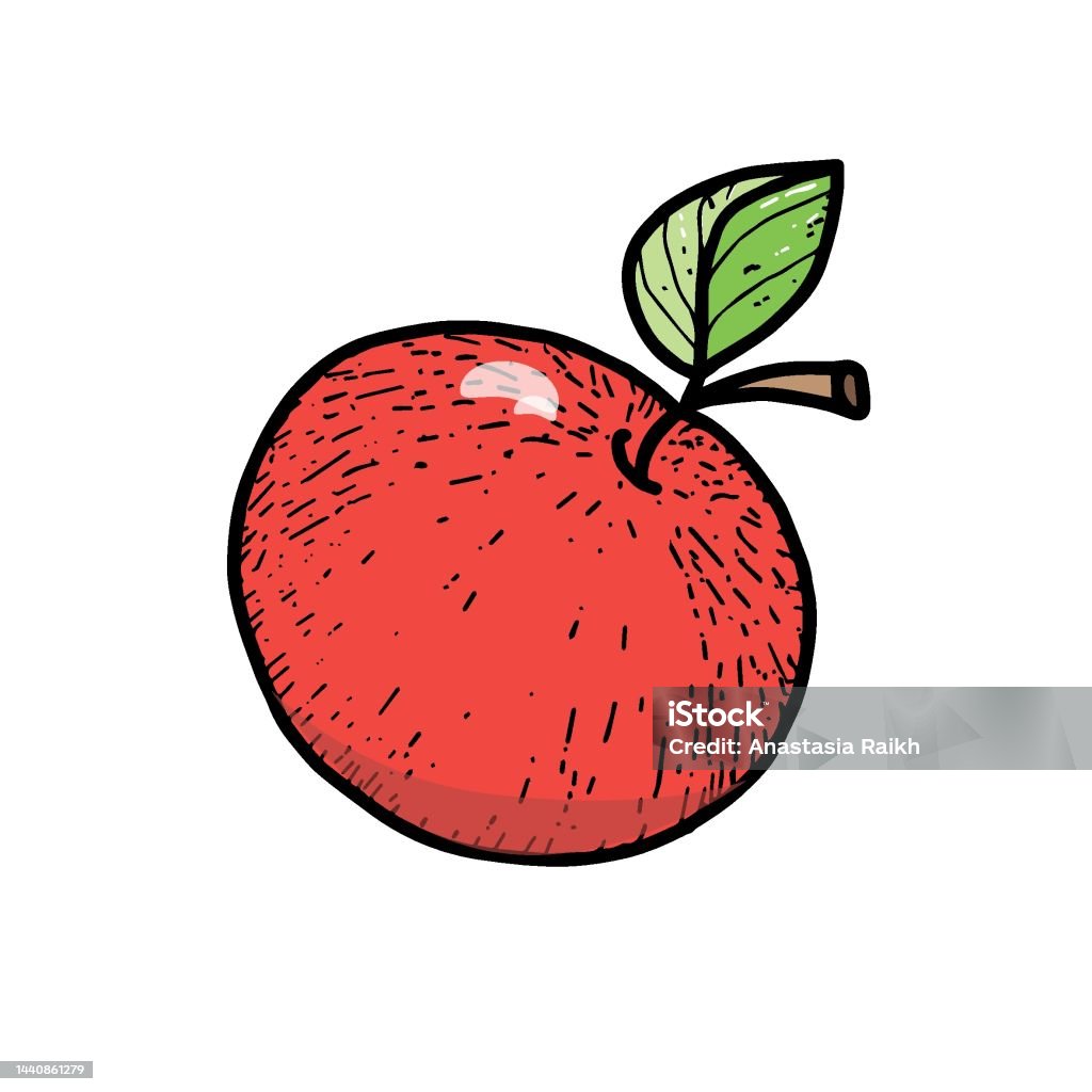 Ilustración de Manzana Roja Un Garabato Estilo Boceto Dibujado A Mano Gran Manzana Dibujos Animados Manzana Con Una Ramita Y Una Hoja Vector Simple Aislado Sobre Fondo Blanco y más Vectores Libres Ilustración de Manzana Roja Un Garabato Estilo Boceto Dibujado A Mano Gran Manzana Dibujos Animados Manzana Con Una Ramita Y Una Hoja Vector Simple Aislado Sobre Fondo Blanco y más Vectores Libres