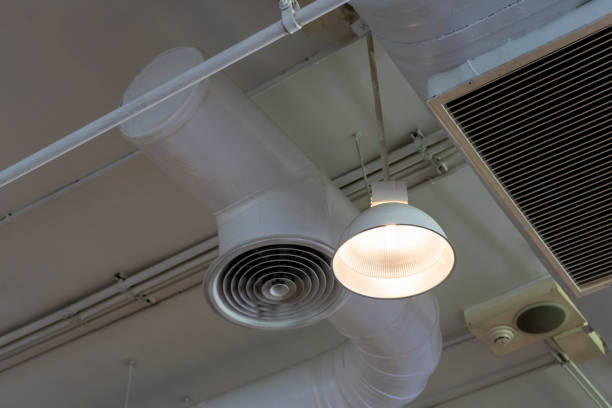 istock Air duct conditioning ceiling in the building 1440871771