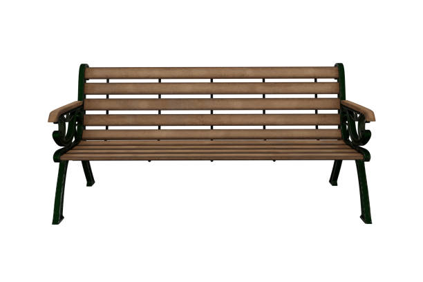 istock 3d rendering realistic park wooden chair 1440874515