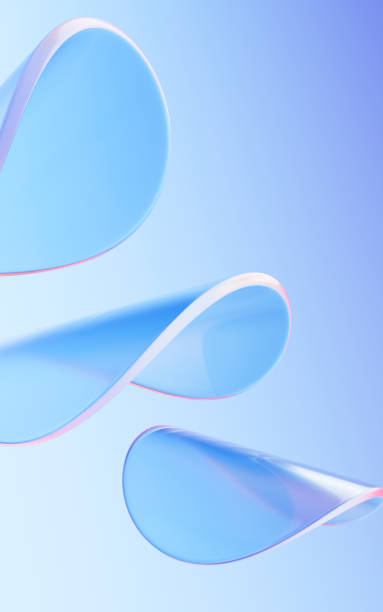 istock Abstract curves and geometric figure, 3d rendering. 1440891360
