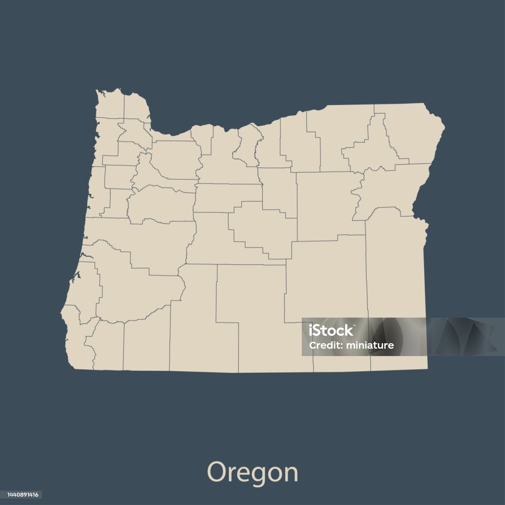 Oregon Treemap Oregon Map Stock Illustration - Download Image Now - Abstract, Alabama ...