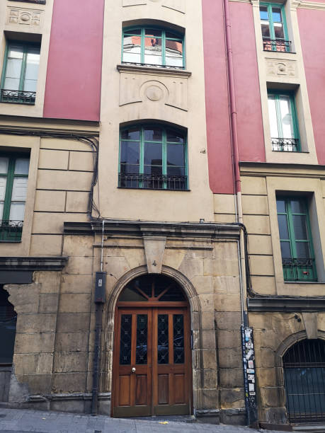 istock Old fashioned residential building in Bilbao, Spain 1440892685