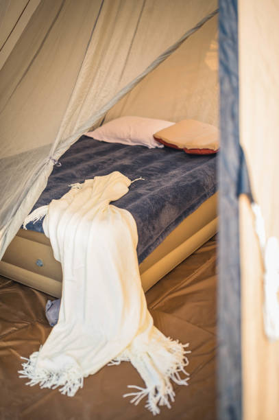 istock Interior view of tent for camping 1440895180