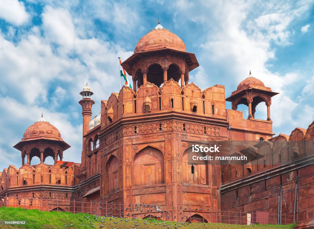 Red Fort in Delhi, India India Stock Photo