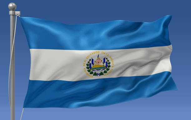istock El Salvador flag on the flagpole 1440904203