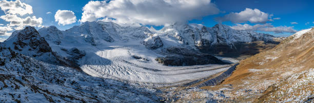 istock Panoramic view of the Morteratsch Glacier in Switzerland 1440907091