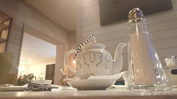 istock Several Elements of Table Decoration in Beige Tones 1440911515