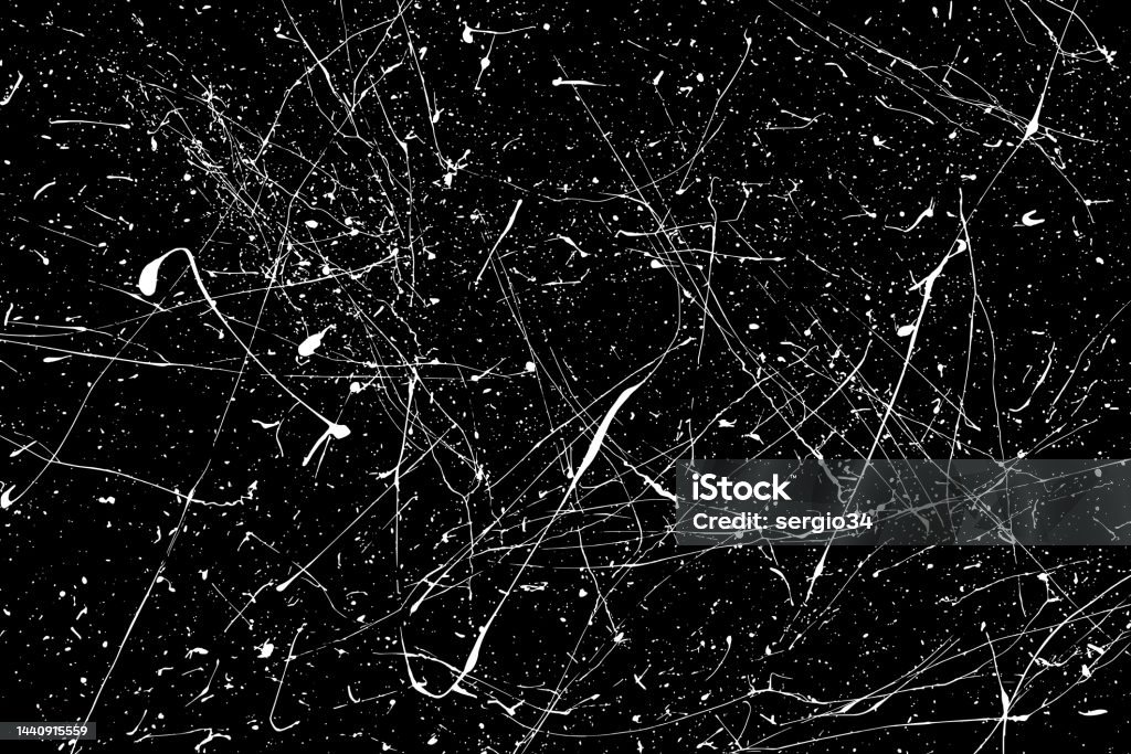 Distressed Splatter White Paint Splatter Stock Illustration - Download Image Now - Abstract ...