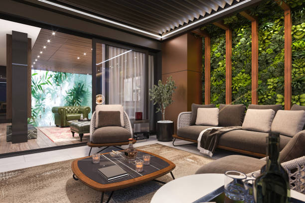 istock Luxury apartment terrace 1440918707