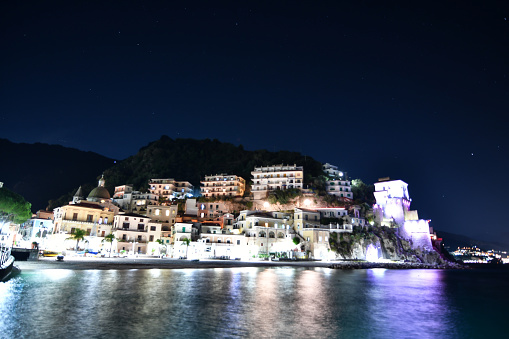 The beach of Cetara, a village in the province of Salerno.