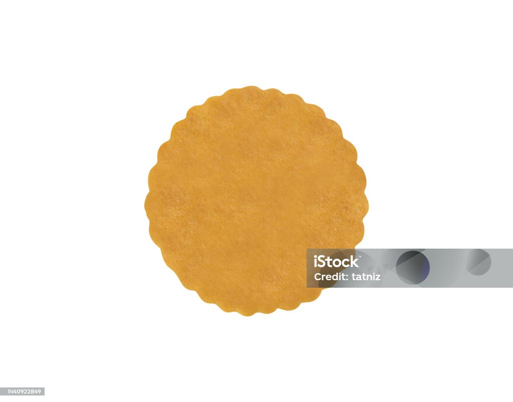 Sugar Cookie isolated on white Baked Stock Photo