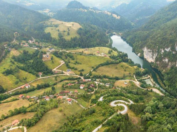 istock Aerial view ol Zaovine lake 1440925123