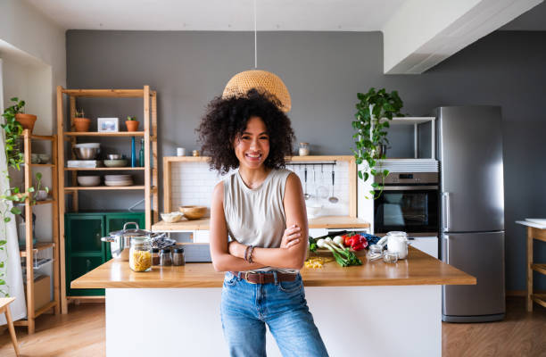 istock Three mixed race hispanic and black women bonding at home 1440929727