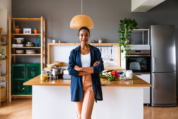 istock Three mixed race hispanic and black women bonding at home 1440931295