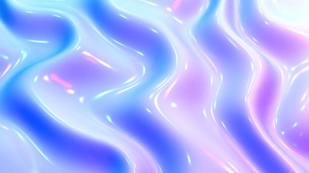 istock Purple blue plastic shiny background, latex glossy texture pattern 1440932546