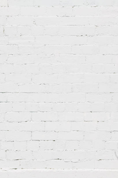 Part of a painted old brick wall