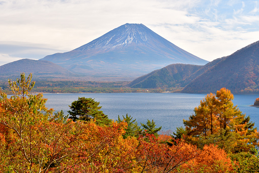 Yamanakako Lake or Yamanaka Lake or Swan Lake is one of most famous Fuji Five Lakes for Fuji Mountain Sightseeing