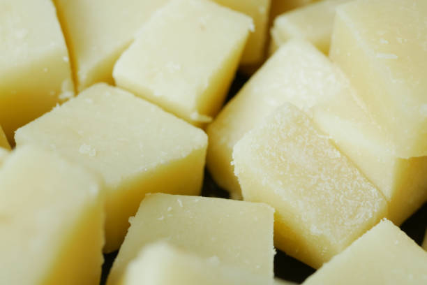 istock close up of cube shape fresh cheese on in a bowl 1440941898