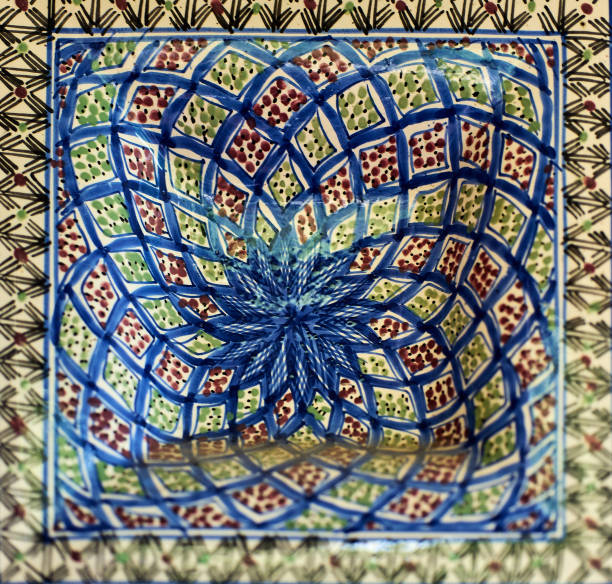 istock Traditional painted ceramic plate sold as a souvenir 1440943673