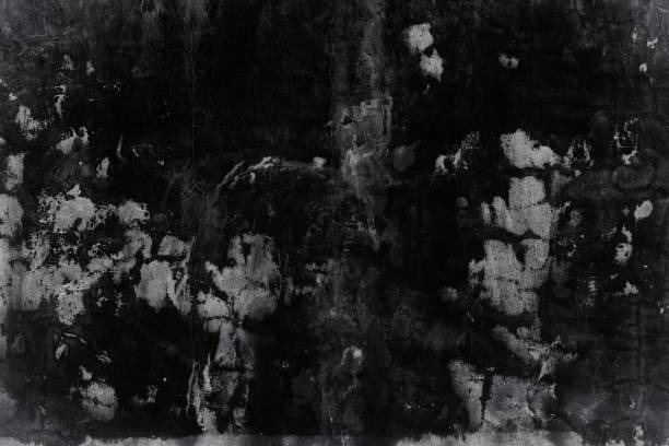 istock White Grunge Sketch, Dusts, and Grains on Black Background, Suitable for Overlay and Screen Filter. 1440944510
