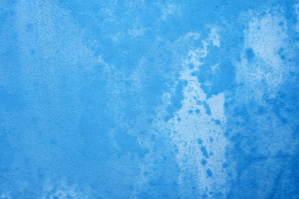 istock Blue Grunge Stucco Wall Texture for Background. 1440944731