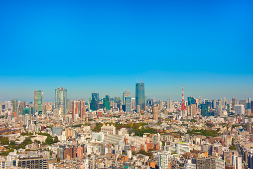 Tokyo City Panorama View Japan