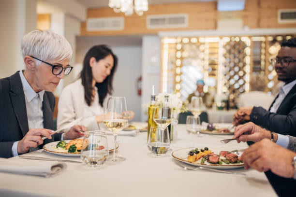 istock People on lunch in restaurant 1440956438