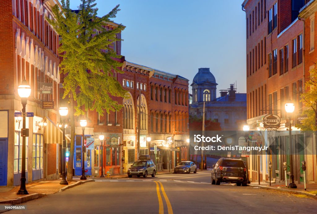 Downtown Portland, Maine Portland is the largest city in the U.S. state of Maine and the seat of Cumberland County. Portland - Maine Stock Photo